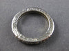 ESTATE .60CT DIAMOND 14KT WHITE GOLD 3D ETERNITY FILIGREE ANNIVERSARY RING #7831