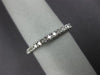 ESTATE .37CT DIAMOND 14KT WHITE GOLD SHARED PRONG SEMI ETERNITY ANNIVERSARY RING