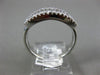 ESTATE .75CT DIAMOND 14KT WHITE GOLD 3D SEVEN STONE GRADUATING ANNIVERSARY RING