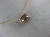ESTATE .88CT DIAMOND & AAA MORGANITE 14KT ROSE GOLD CLASSIC BY THE YARD NECKLACE