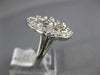 ESTATE WIDE .54CT DIAMOND 14KT WHITE GOLD FILIGREE THREE STONE ANNIVERSARY RING
