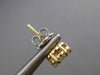 ESTATE 1.15CT DIAMOND 14K YELLOW GOLD CLASSIC FLOWER CLUSTER STUD EARRINGS 24554