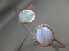ESTATE .10CT DIAMOND & AAA QUARTZ 14KT WHITE GOLD 3D FLEXIBLE BANGLE BRACELET