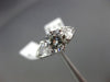 ESTATE LARGE GIA 2.27CT DIAMOND PLATINUM 3D THREE STONE ENGAGEMENT RING #25772