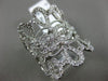 ESTATE EXTRA LARGE 1.53CT DIAMOND 18KT WHITE GOLD 3D OPEN CROWN TEAR DROP RING