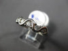 ESTATE .42CT DIAMOND PLATINUM 3D CLASSIC FIVE STONE MULTI WAVE ANNIVERSARY RING