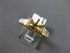 ESTATE 1.58CT DIAMOND 18KT YELLOW GOLD 6 PRONG SEMI MOUNT ENGAGEMENT RING #20856