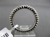 ESTATE 2.07CT ROUND DIAMOND 14KT WHITE GOLD ROUND THREE ROW ETERNITY FUN RING