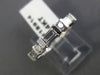 ESTATE .75CT DIAMOND 14KT WHITE GOLD 3D CLASSIC WEDDING ANNIVERSARY RING #18914