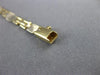 ESTATE 14KT WHITE & YELLOW GOLD 3D OVAL & SQUARE LINK LOVE BRACELET #23327