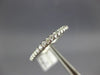 ESTATE .18CT DIAMOND 14KT WHITE GOLD SHARED PRONG SEMI ETERNITY ANNIVERSARY RING