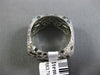 ESTATE 4.03CT MULTI COLOR DIAMOND 14K WHITE GOLD PAVE WEDDING ANNIVERSARY RING