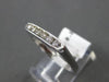 ESTATE .24CT DIAMOND 14KT WHITE GOLD 3D 6 STONE CHANNEL WEDDING ANNIVERSARY RING