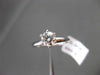 ESTATE .66CT DIAMOND 14KT WHITE GOLD CLASSIC SOLITAIRE ENGAGEMENT RING BEAUTIFUL