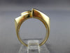 ESTATE LARGE 1.65CT DIAMOND AAA AMETHYST & ENAMEL 14K YELLOW GOLD 3D RING #26464