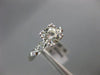 ANTIQUE GIA CERTIFIED .94CT DIAMOND PLATINUM 3D FISHTAIL ENGAGEMENT RING #23268