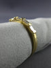 ESTATE .25CT DIAMOND 14K YELLOW GOLD 5 STONE BAGUETTE ANNIVERSARY RING #2421