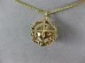 ANTIQUE AAA SOUTH SEA PEARL 14KT YELLOW GOLD 3D OPEN FILIGREE PENDANT #20535