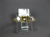 .38CT DIAMOND 14K YELLOW GOLD 3D ROUND 3 STONE SEMI MOUNT ENGAGEMENT RING #12461