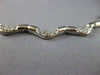ESTATE .77CT DIAMOND 14K WHITE & YELLOW GOLD BY THE YARD 3 STONE NECKLACE #16974