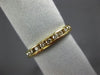 ESTATE .80CT DIAMOND 14KT YELLOW GOLD CLASSIC ROUND CHANNEL ETERNITY RING #3297