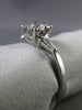 ANTIQUE .60CT DIAMOND 14K WHITE GOLD 3D FILIGREE FISHTAIL ENGAGEMENT RING #20145