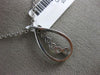 ESTATE .50CT DIAMOND 14K WHITE GOLD CLASSIC TEAR DROP GRADUATING JOURNEY PENDANT