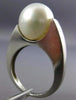 ESTATE LARGE AAA SOUTH SEA PEARL PLATINUM 3D CLASSIC FRIENDSHIP LOVE RING #26405