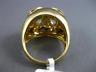 ESTATE EXTRA LARGE .45CT DIAMOND 14K YELLOW GOLD 3D BUTTERFLY INFINITY DOME RING