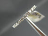 ESTATE .40CT ROUND DIAMOND 14KT WHITE GOLD 3D CLASSIC 11 STONE ANNIVERSARY RING