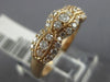ESTATE .57CT ROUND CUT DIAMOND 14KT ROSE GOLD CLASSIC FILIGREE ANNIVERSARY RING