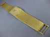 ESTATE LARGE BUCHERER 18KT YELLOW GOLD 3D CLASSIC SOLID SQUARE MENS WATCH