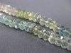 ESTATE 30.54CT DIAMOND & AAA MULTI COLOR AQUAMARINES 18KT WHITE GOLD 3D NECKLACE