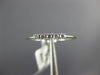 ESTATE .20CT ROUND CUT DIAMOND 18KT WHITE GOLD 3D CLASSIC PAVE CLUSTER LOVE RING