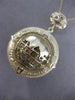 ESTATE EXTRA LARGE 14K YELLOW GOLD CLASSIC HANDCRAFTED ROYAL GLOBE PENDANT 26185