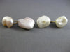 ANTIQUE LARGE PEARL 14K YELLOW GOLD 3D CLASSIC BAROQUE DOUBLE SIDED CUFFLINKS