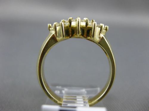 ESTATE WIDE 1.04CT PRINCESS DIAMOND 14KT YELLOW GOLD INVISIBLE ANNIVERSARY RING