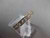 ESTATE 1.10CT ROUND DIAMOND 14KT YELLOW GOLD CHANNEL ETERNITY WEDDING RING BAND