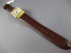 ANTIQUE LARGE HAMILTON 18KT YELLOW GOLD 3D RECTANGULAR LIZARD GRAIN WATCH #2079