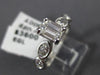ESTATE 2.24CT EMERALD CUT DIAMOND 18KT WHITE GOLD CLASSIC ENGAGEMENT RING #21171