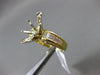 ESTATE LARGE 1.64CT DIAMOND 18KT WHITE & YELLOW GOLD SEMI MOUNT ENGAGEMENT RING