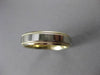 ESTATE 14KT YELLOW GOLD CLASSIC MILGRAIN HANDCRAFTED WEDDING BAND RING 5mm 23190