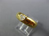 ESTATE TIFFANY & CO. .10CT DIAMOND 18K YELLOW GOLD THREE STONE HEART RING #26166