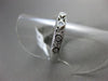 ANTIQUE .15CT DIAMOND 14K WHITE GOLD 7 STONE ETOILE OPEN FILIGREE WEDDING RING