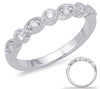 .28CT DIAMOND 14KT WHITE GOLD ROUND & MARQUISE SHAPE FILIGREE SEMI ETERNITY RING