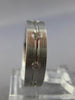 ESTATE WIDE .34CT DIAMOND 14KT WHITE GOLD 3D CLASSIC ETOILE ETERNITY RING #12149