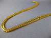 ANTIQUE EXTRA LARGE & LONG AAA BRAZILIAN AGATE 22KT YELLOW GOLD NECKLACE #26528