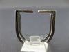 ESTATE .15CT DIAMOND 18KT WHITE GOLD 3D CLASSIC TRIANGULAR TENSION FUN LOVE RING