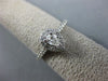 ESTATE .51CT ROUND & PEAR DIAMOND 14KT WHITE GOLD SEMI ETERNITY ENGAGEMENT RING