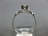 ANTIQUE GIA CERTIFIED .94CT DIAMOND PLATINUM 3D FISHTAIL ENGAGEMENT RING #23268